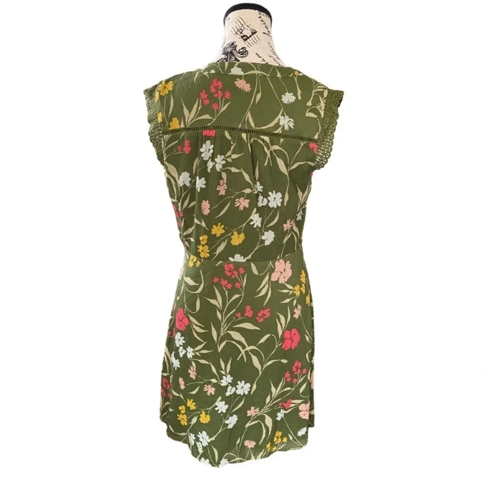 Daniel Rainn Cap Sleeve Floral Print Dress NWT Size S - Picture 3 of 9